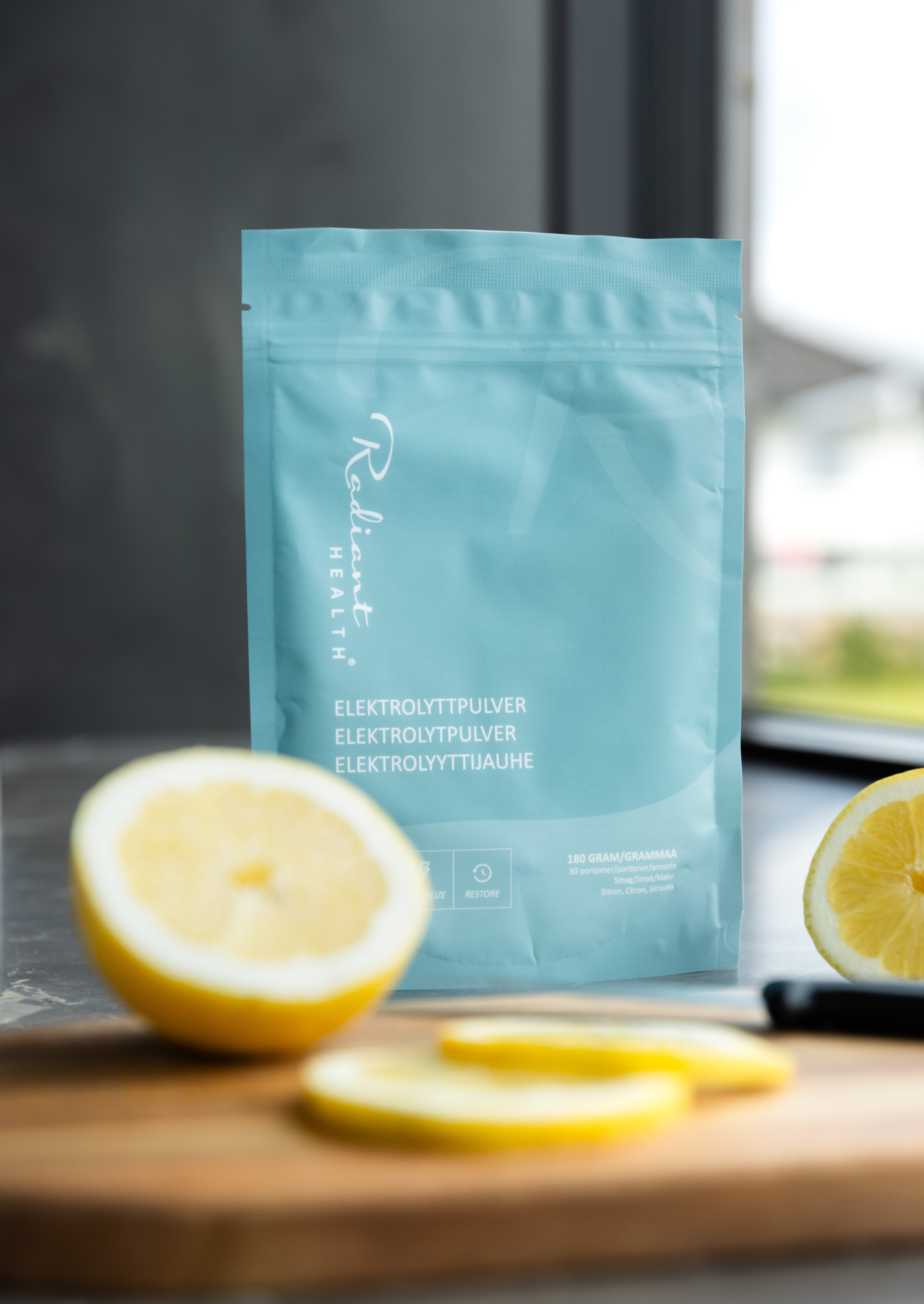 Frisk opp med Radiant Health elektrolyttpulver, perfekt balanse av mineraler for hydrering