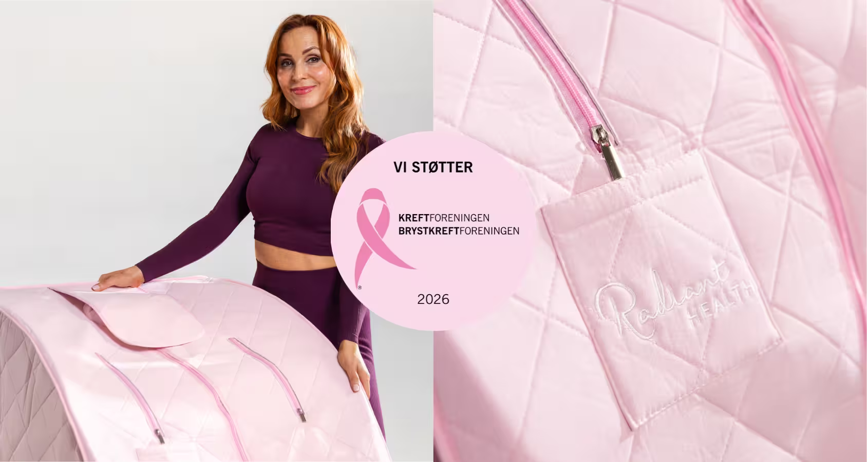 IR SaunaPod Pink Edition - rosa varme med en viktig mening