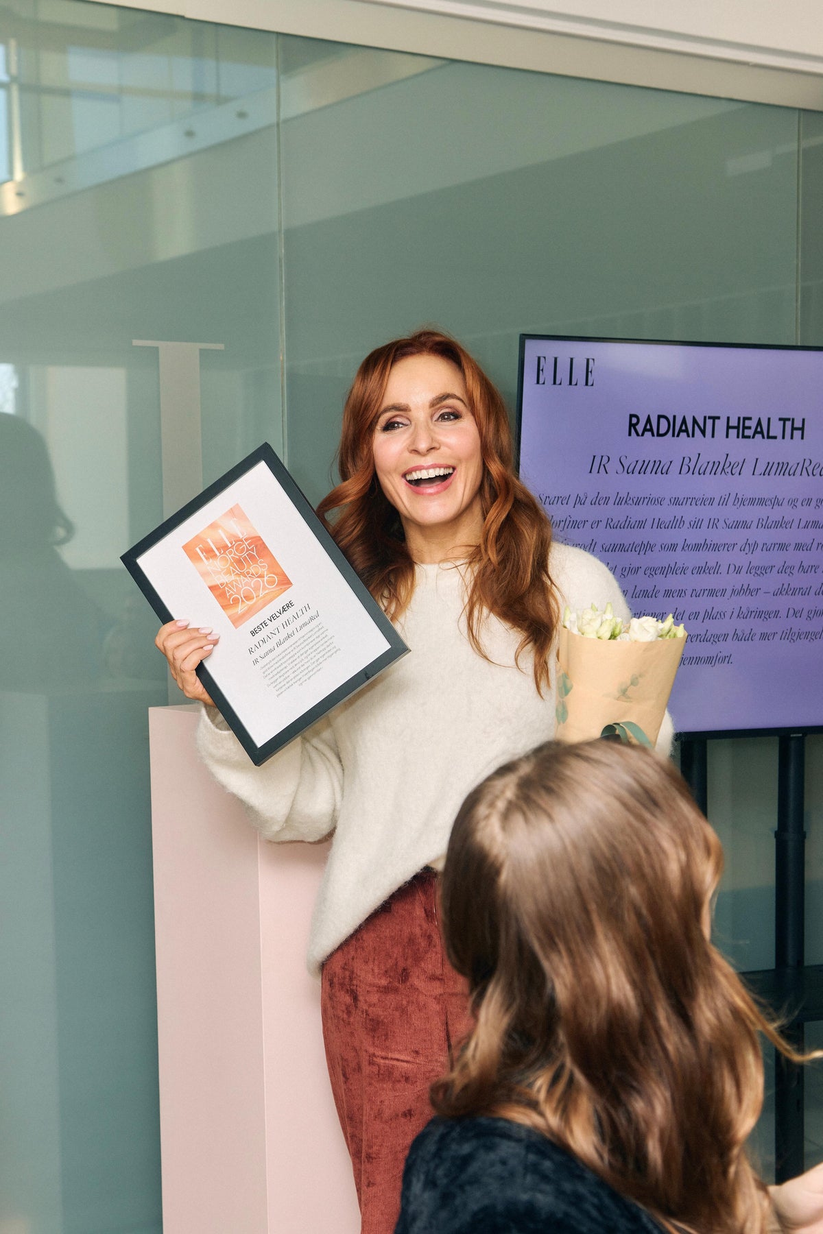 Radiant Health mottar ELLE Norway Beauty Awards 2026 – prisutdeling for Beste Velvære med fokus på IR saunateppe og moderne egenpleie.