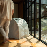 Bamboo Sand sauna i sollys, gir både varme og velvære