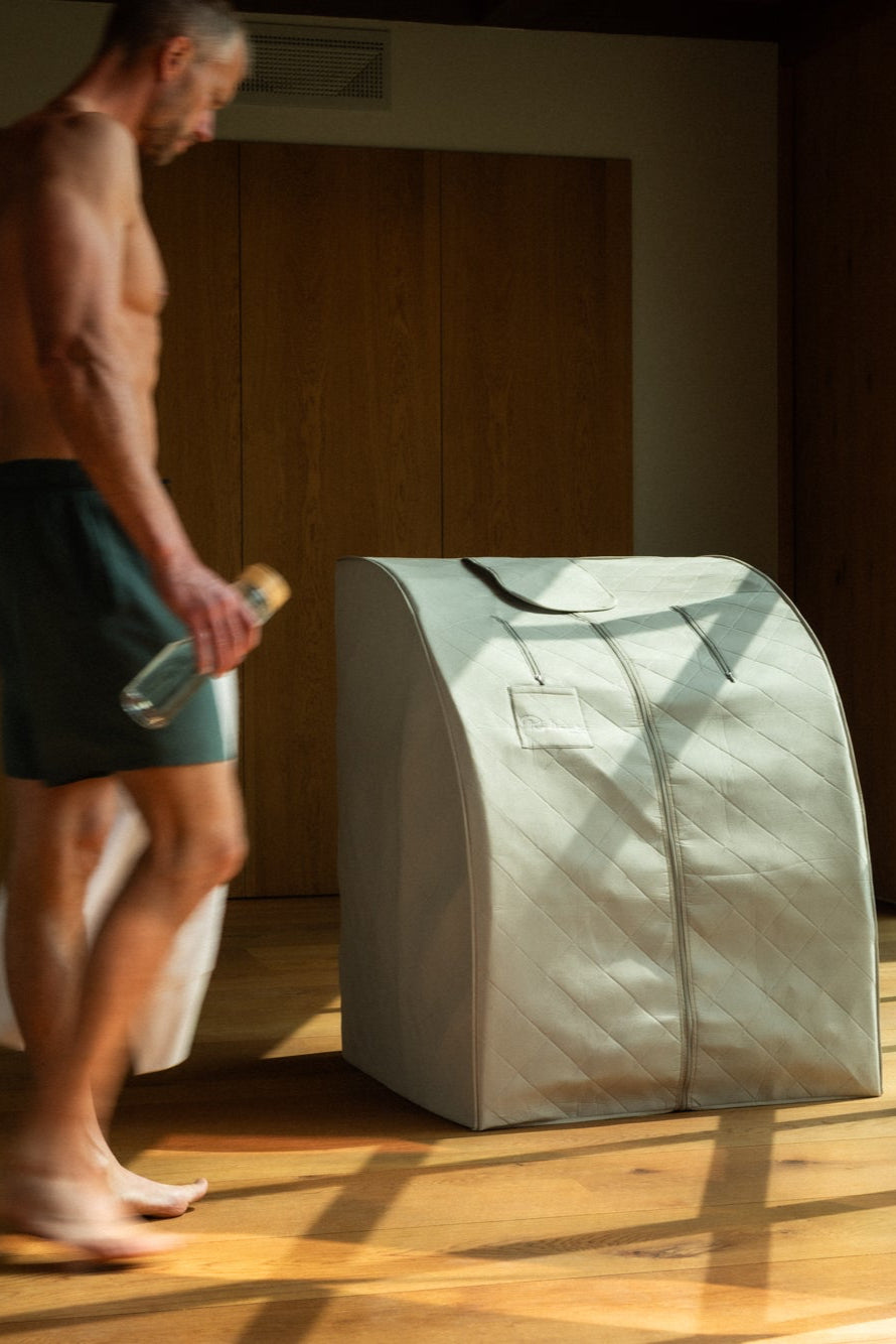 Bamboo Sand sauna og sporty livsstil – perfekt etter trening for rask restitusjon.